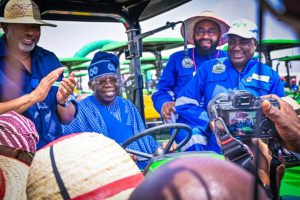 Nigeria's Agricultural Renaissance: Tinubu Unveils 2,000 Tractors and 9,000+ Farm Implements for Food Security and Youth Empowerment"